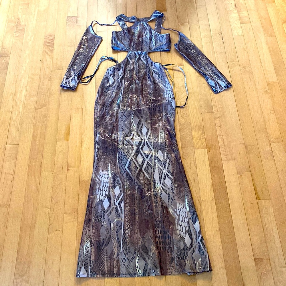 VERY SEXY CUT OUT LONG DRESS